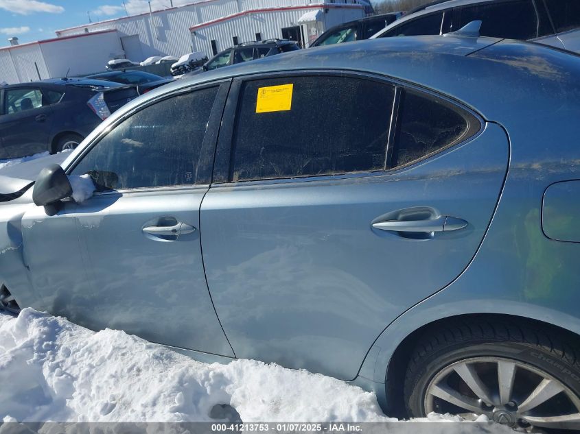2007 Lexus Is 250 VIN: JTHCK266675014797 Lot: 41213753