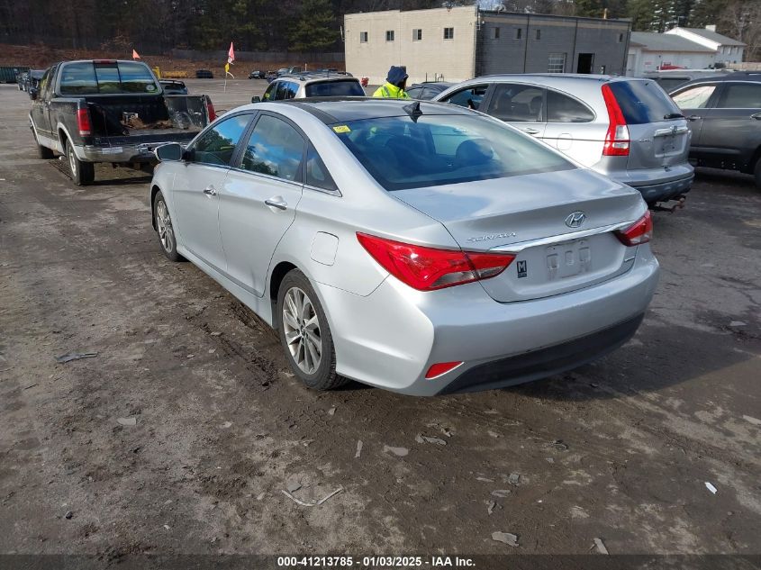 VIN 5NPEC4AC7EH903432 2014 Hyundai Sonata, Limited no.3