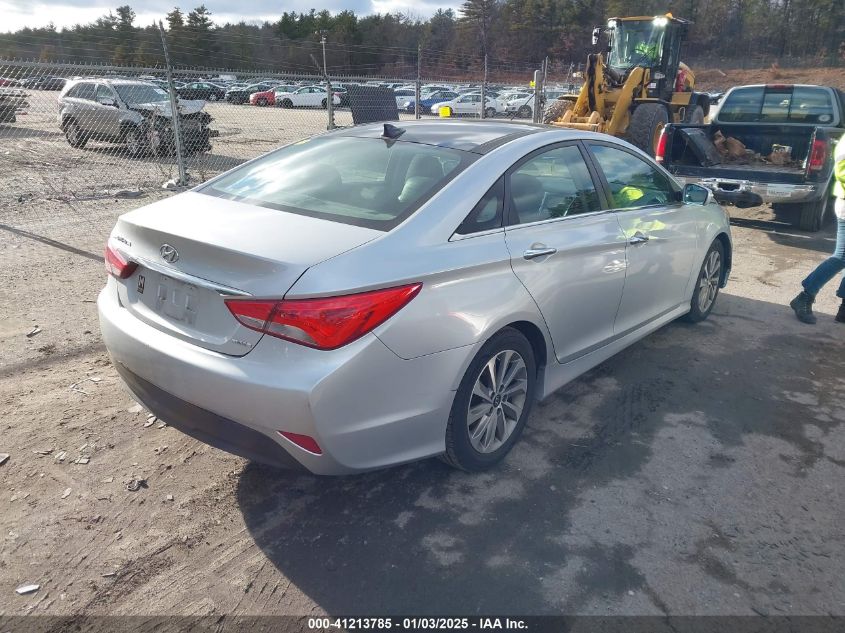 VIN 5NPEC4AC7EH903432 2014 Hyundai Sonata, Limited no.4