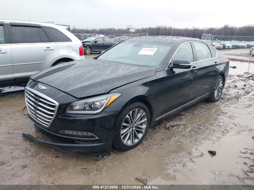 VIN KMHGN4JE8GU130091 2016 Hyundai Genesis, 3.8 no.2