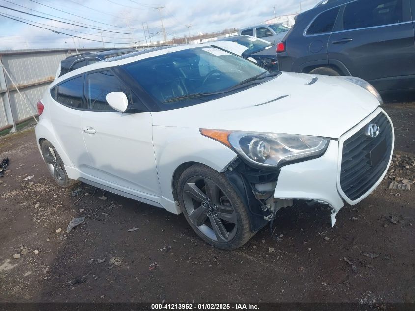 VIN KMHTC6AE2DU119695 2013 HYUNDAI VELOSTER no.1