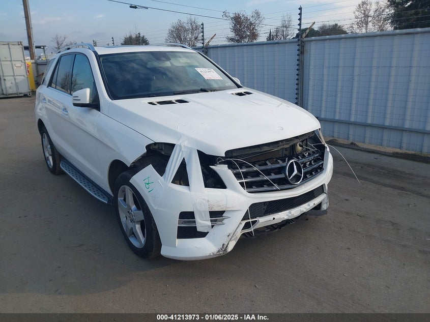 Vin: 4jgda5jb6ea302031, lot: 41704284, mercedes-benz ml 350 20141