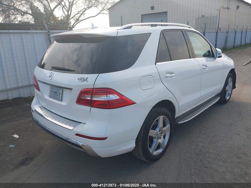 Vin: 4jgda5jb6ea302031, lot: 41704284, mercedes-benz ml 350 20144