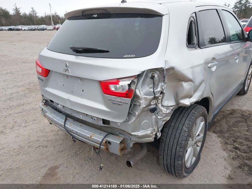 2015 Mitsubishi Outlander Sport Es VIN: 4A4AR3AU8FE058729 Lot: 41214169