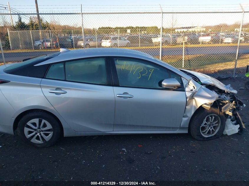 2018 TOYOTA PRIUS VIN: JTDKARFU5J3550895
