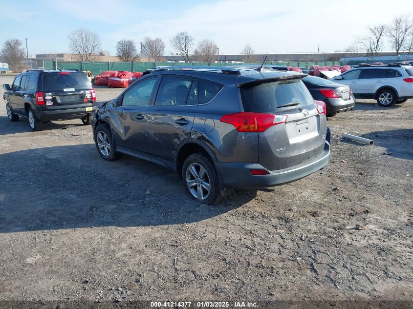 VIN JTMRFREVXFJ048624 2015 Toyota RAV4, Xle no.3