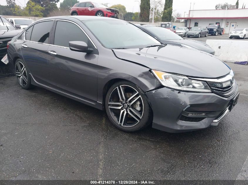 VIN 1HGCR2F19HA302201 2017 Honda Accord, Sport Se no.1