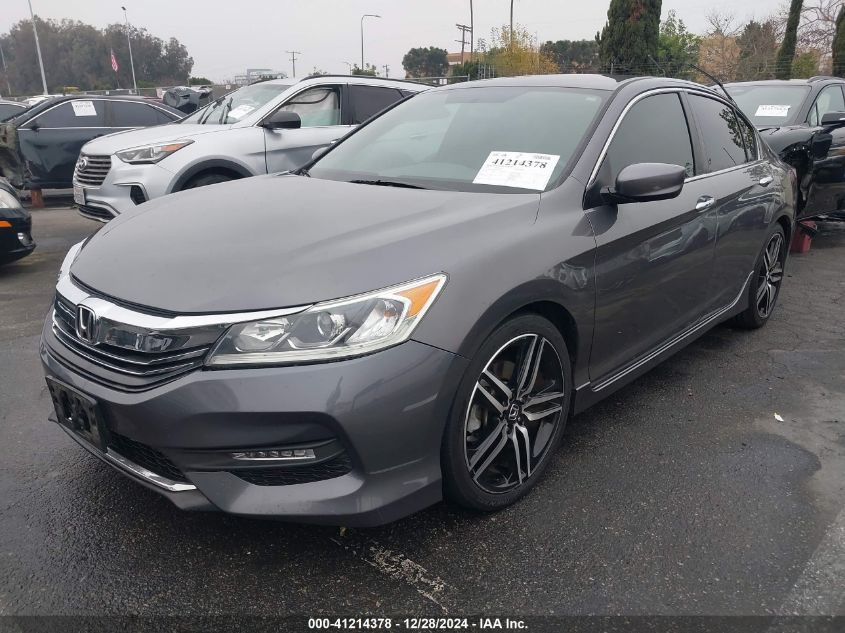 VIN 1HGCR2F19HA302201 2017 Honda Accord, Sport Se no.2