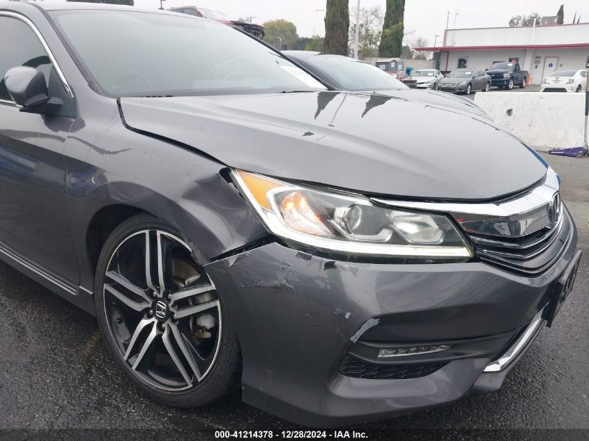 VIN 1HGCR2F19HA302201 2017 Honda Accord, Sport Se no.6