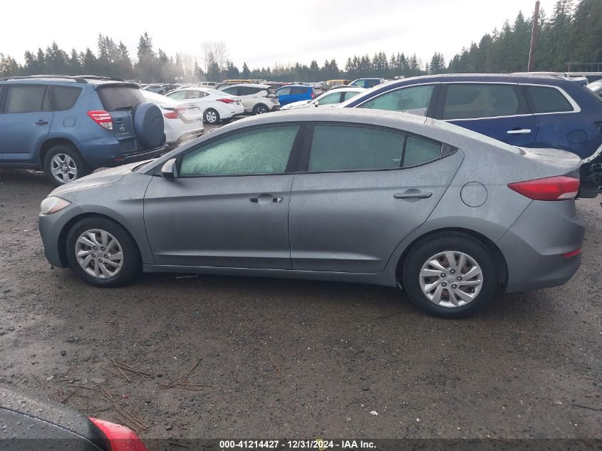 VIN KMHD74LF7HU114095 2017 Hyundai Elantra, SE no.14