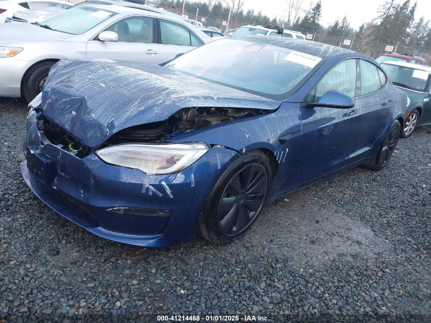 VIN 5YJSA1E50NF463507 2022 TESLA MODEL S no.2