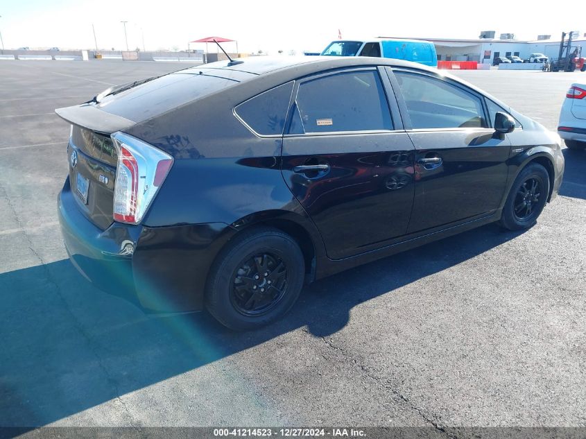 VIN JTDKN3DU6D5543595 2013 Toyota Prius, Three no.4