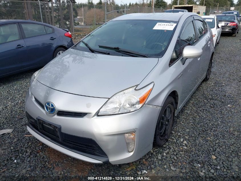 VIN JTDKN3DUXF0413528 2015 Toyota Prius, Two no.2