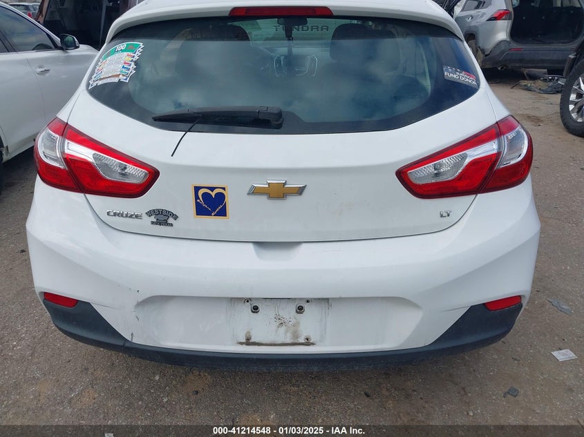 2017 CHEVROLET CRUZE VIN: 3G1BE6SM1HS588937