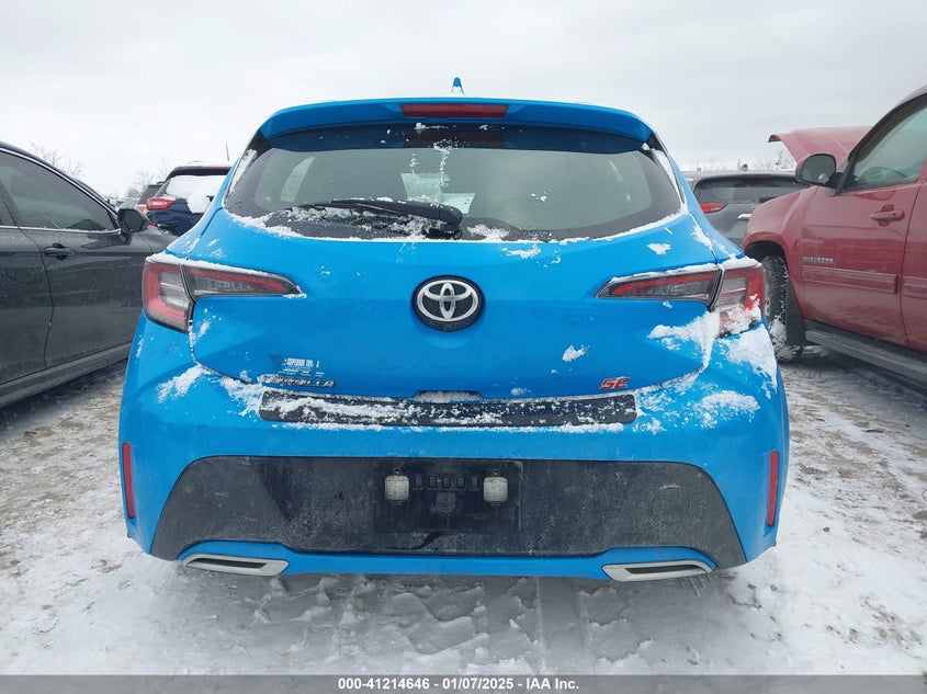 2019 TOYOTA COROLLA VIN: JTNK4RBE5K3066986