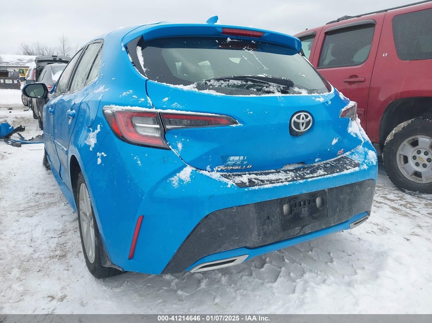 2019 TOYOTA COROLLA VIN: JTNK4RBE5K3066986