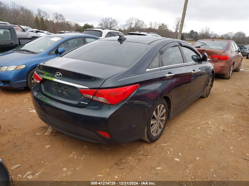 VIN 5NPEC4AC7EH890178 2014 HYUNDAI SONATA no.4