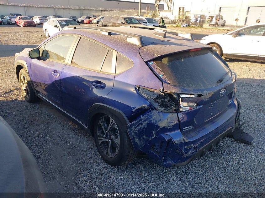 Vin: jf2guadc8r8860192, lot: 41705110, subaru crosstrek premium 20243