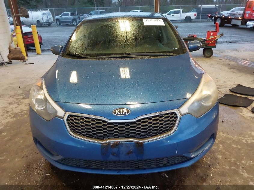 VIN KNAFX4A61E5164154 2014 KIA Forte, LX no.12