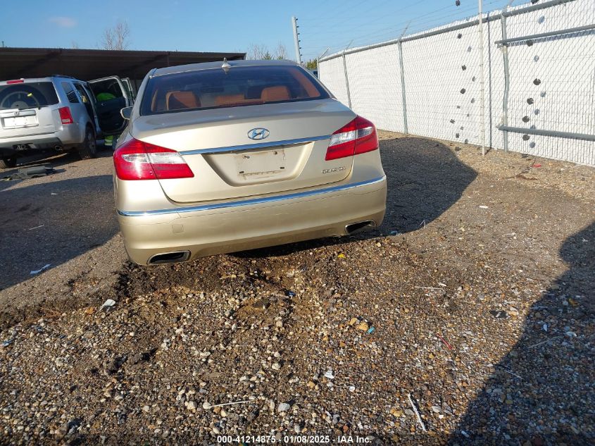 2012 Hyundai Genesis 3.8 VIN: KMHGC4DD9CU176872 Lot: 41214875