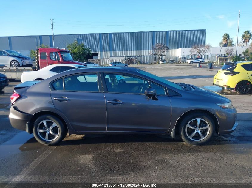 VIN 19XFB2F73FE276371 2015 Honda Civic, SE no.13