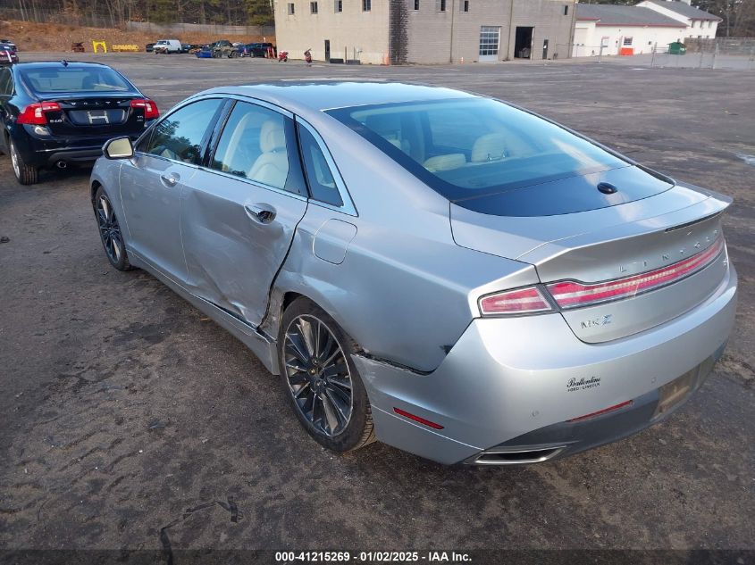 VIN 3LN6L2LU1GR617019 2016 Lincoln Mkz Hybrid no.3