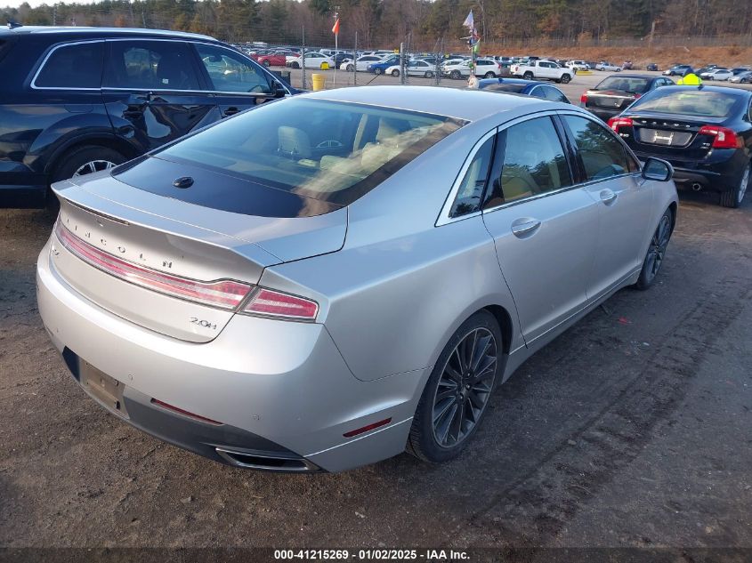 VIN 3LN6L2LU1GR617019 2016 Lincoln Mkz Hybrid no.4