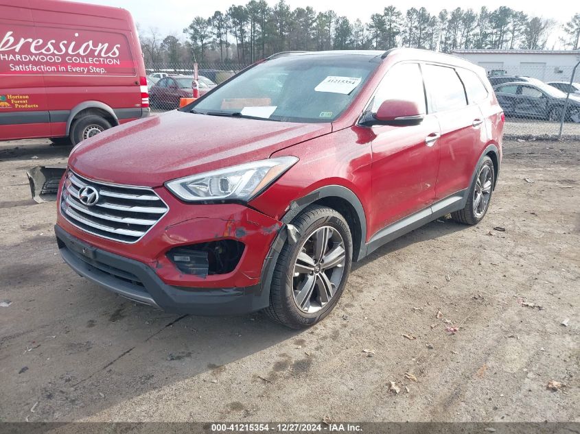 VIN KM8SR4HF9DU019087 2013 Hyundai Santa Fe, Limited no.2