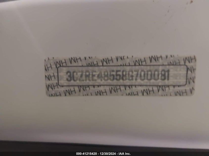 2008 HONDA CR-V VIN: 3CZRE48558G700081
