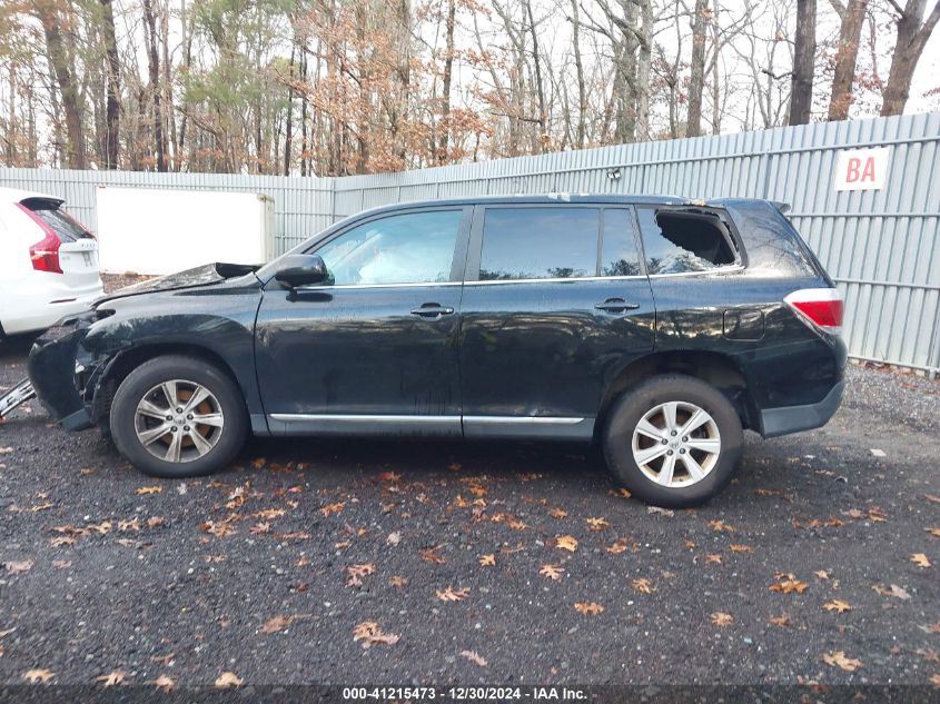 VIN 5TDBK3EH1DS212671 2013 Toyota Highlander, Base V6 no.15