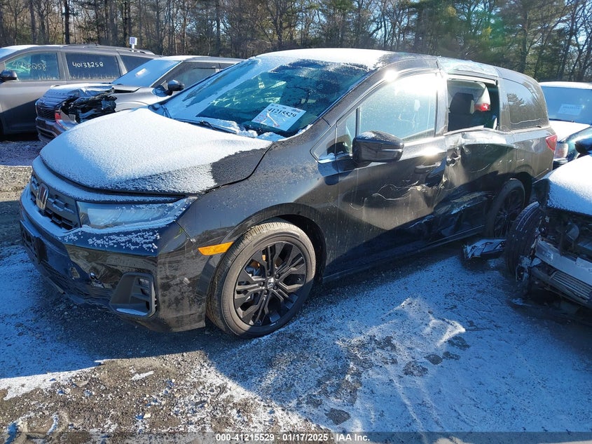 Vin: 5fnrl6h79sb000408, lot: 41705840, honda odyssey sport-l 20252