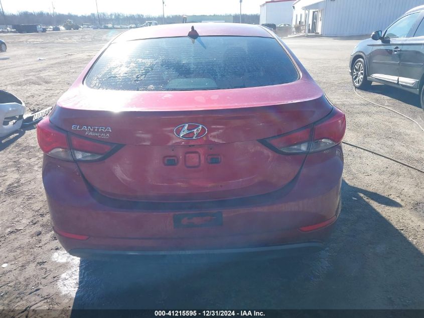 VIN 5NPDH4AE7GH722929 2016 Hyundai Elantra, SE no.15