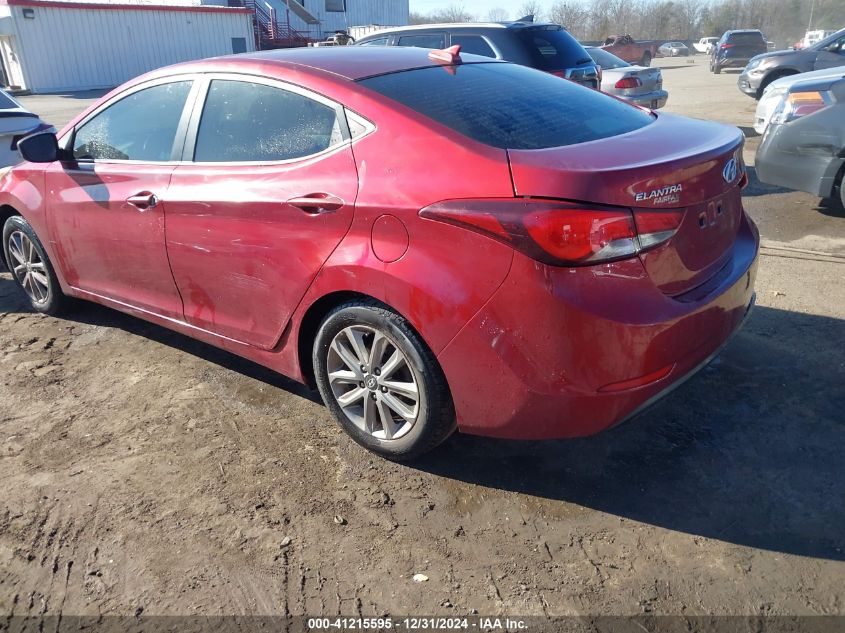 VIN 5NPDH4AE7GH722929 2016 Hyundai Elantra, SE no.3