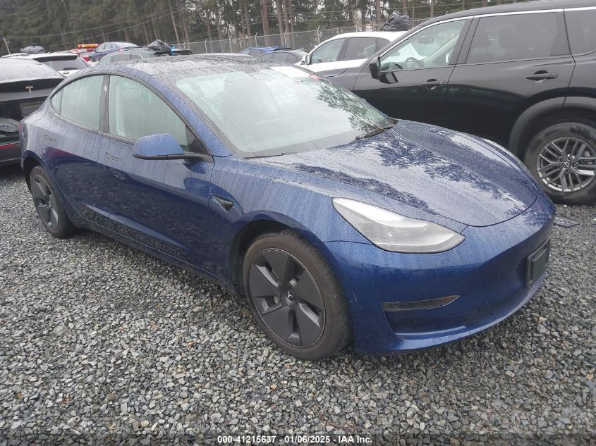 VIN 5YJ3E1EA2PF579445 2023 Tesla Model 3, Rear-Whee... no.1