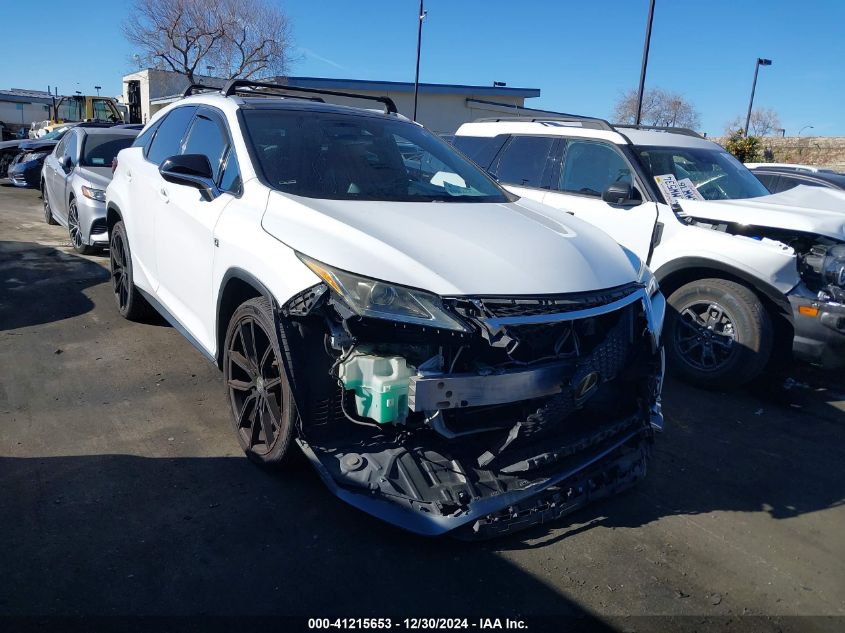 VIN 2T2BZMCA6GC008898 2016 Lexus RX, 350 F Sport no.1