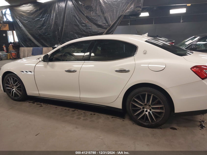 2017 MASERATI GHIBLI VIN: ZAM57RTA9H1195379
