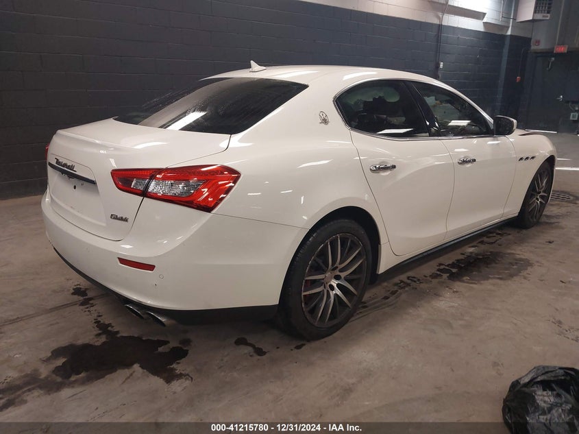 2017 MASERATI GHIBLI VIN: ZAM57RTA9H1195379
