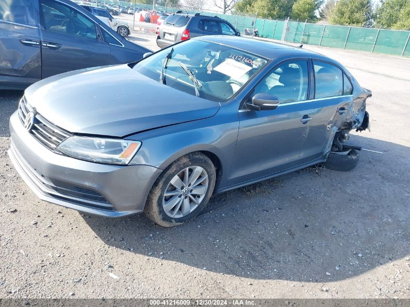 VIN 3VWD17AJ6FM284011 2015 Volkswagen Jetta, 1.8T Se no.2