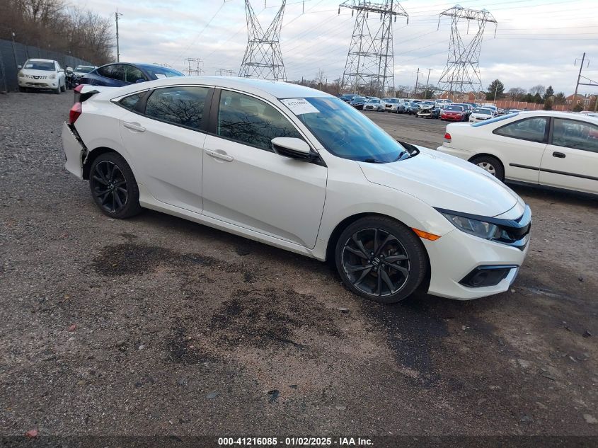 VIN 19XFC2F89ME201273 2021 Honda Civic, Sport no.1