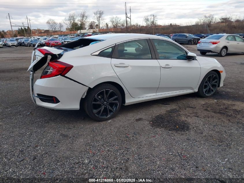 VIN 19XFC2F89ME201273 2021 Honda Civic, Sport no.4