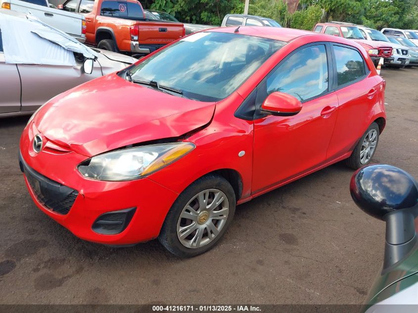 VIN JM1DE1KY5E0181115 2014 Mazda 2, Sport no.2