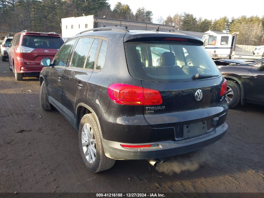 2017 Volkswagen Tiguan S/Limited VIN: WVGBV7AX4HK053973 Lot: 41216188