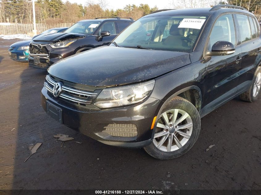 2017 Volkswagen Tiguan S/Limited VIN: WVGBV7AX4HK053973 Lot: 41216188