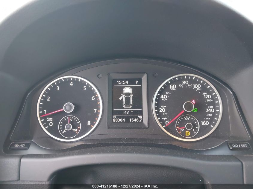 2017 Volkswagen Tiguan S/Limited VIN: WVGBV7AX4HK053973 Lot: 41216188