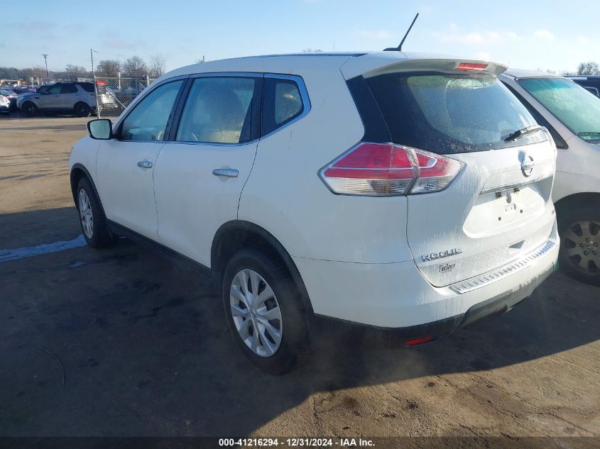 VIN KNMAT2MV3FP590319 2015 Nissan Rogue, S no.3