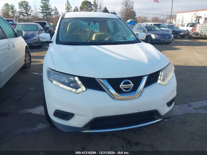 VIN KNMAT2MV3FP590319 2015 Nissan Rogue, S no.6