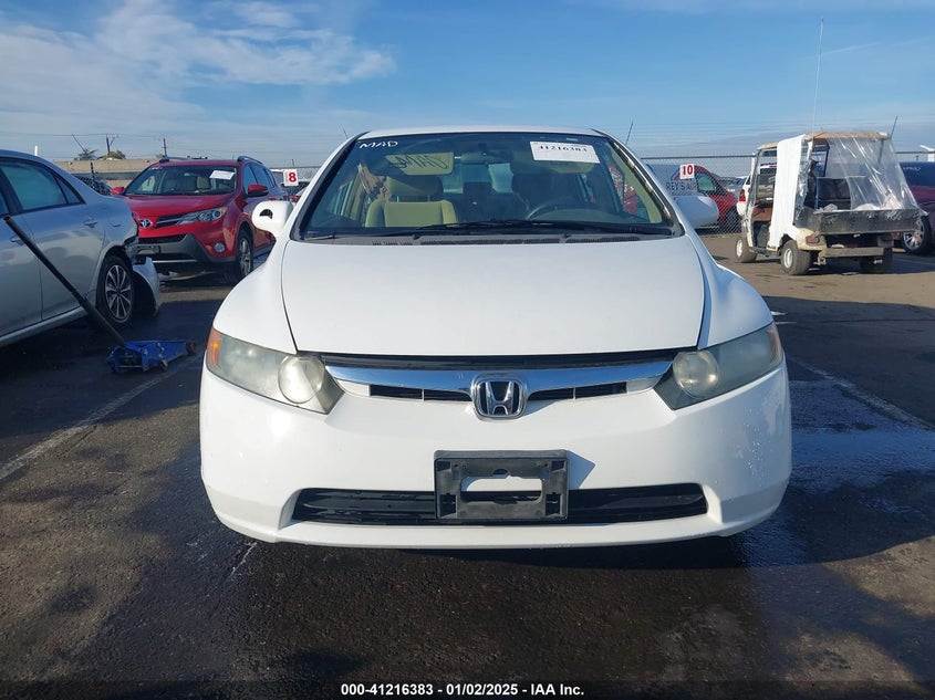 2008 HONDA CIVIC VIN: 2HGFA165X8H347778