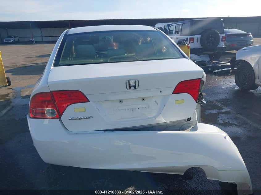 2008 HONDA CIVIC VIN: 2HGFA165X8H347778