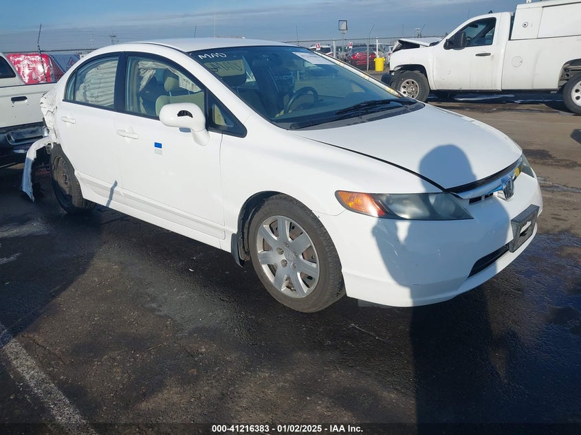 2008 HONDA CIVIC VIN: 2HGFA165X8H347778