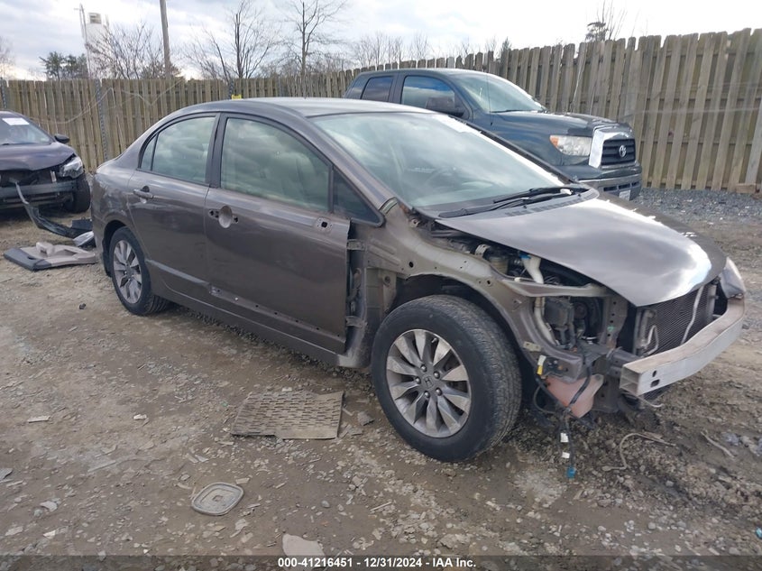 2009 HONDA CIVIC VIN: 2HGFA165X9H525464